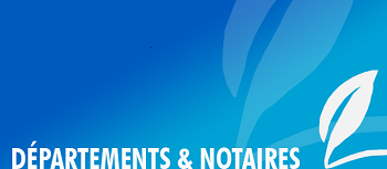 Départements &amp; Notaires - Logo